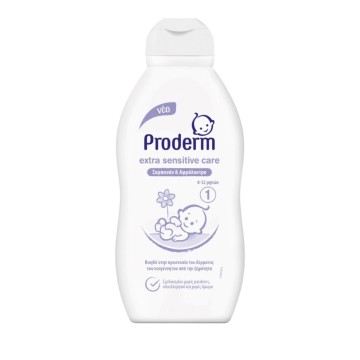 Proderm Extra Sensitive Care Σαμπουάν & Αφρόλουτρο 0-12m 200ml
