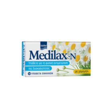 Intermed Medilax-N Υπόθετα Ενηλίκων με Χαμομήλι 10τμχ