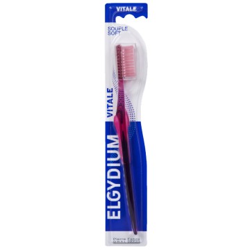 Elgydium Vitale Tonique Soft, Brosse à dents classique à tête large - souple 1 pc.