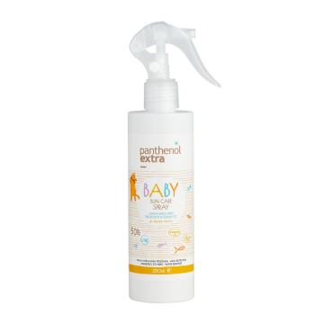 Panthenol Extra Baby Sun Care Spray Solaire Visage & Corps Parfum Melon Spf50 250 ml