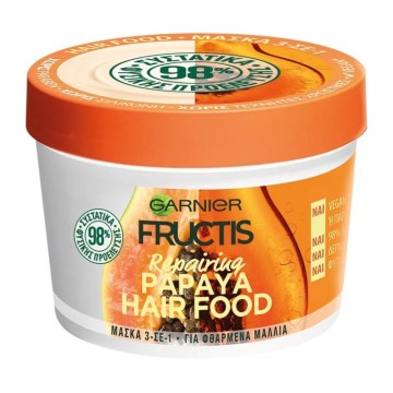 Garnier Fructis Hair Food Papaya Mask 390ml Garnier Fructis Hair Food Papaya Mask 390ml
