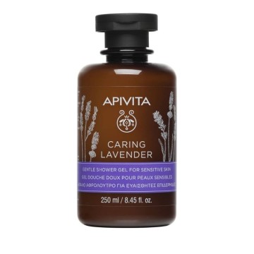 Apivita Caring Lavender, xhel dushi i butë për lëkurë të ndjeshme, me livando 250 ml
