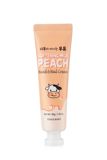 Kwailnara Softening Milk Peach Hand & Nail Cream 30g