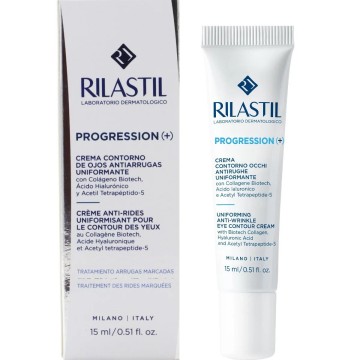 Rilastil Progression(+) Uniformierende Anti-Falten-Augenkonturcreme 15 ml