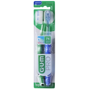 Gum Promo 1528 Toothbrush Pro Medium, 2 copë