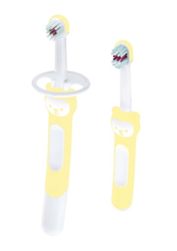Mam Promo Learn to Brush Κίτρινο για 5+ μηνών 2τμχ Mam Promo Learn to Brush Κίτρινο για 5+ μηνών 2τμχ