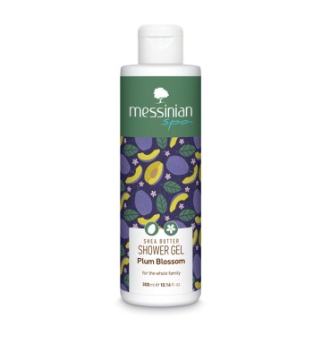 Messinian Spa Shea Butter Plum Blossom Shower Gel 300ml