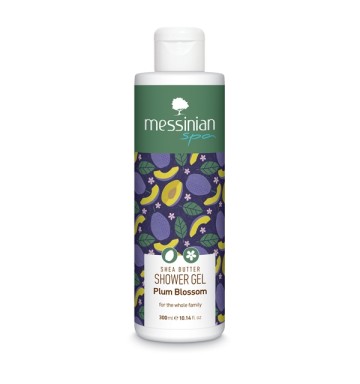 Messinian Spa Shea Butter Plum Blossom Shower Gel 300ml Messinian Spa Shea Butter Plum Blossom Shower Gel 300ml