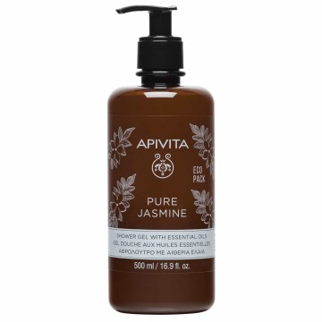 Apivita Pure Jasmine Aφρόλουτρο με Aιθέρια Έλαια Ecopack 500ml Apivita Pure Jasmine Aφρόλουτρο με Aιθέρια Έλαια Ecopack 500ml