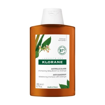 Klorane Galanga Shampooing Antipelliculaire Tous Types de Cheveux 200 ml