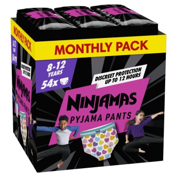 Pampers Pyjamas Pants Ninjamas Girl πάνα-βρακάκι για τη νύχτα 27-43... Pampers Pyjamas Pants Ninjamas Girl πάνα-βρακάκι για τη νύχτα 27-43...