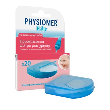 Physiomer Baby Προστατευτικά Φίλτρα 20 τεμαχίων Physiomer Baby Προστατευτικά Φίλτρα 20 τεμαχίων