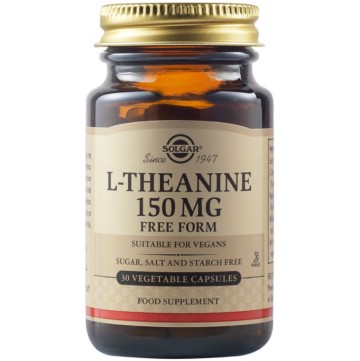 Solgar L-Theanine Promovon Relaksimin e Trupit 150 mg 30 kapak