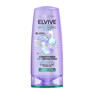 LOreal Paris Elvive Hydra Hyaluronic Pure Conditioner, 300ml LOreal Paris Elvive Hydra Hyaluronic Pure Conditioner, 300ml
