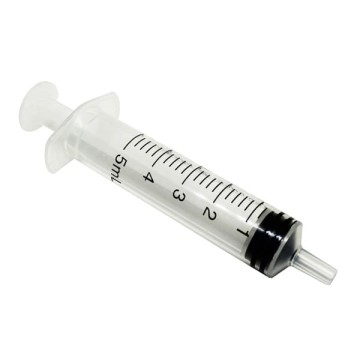 Alfashield Luer Slip 5ml Syringe Without Needle 1pc