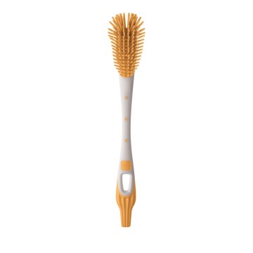 Mam Soft Brush, Reinigungsbürste für Flaschen und Brustwarzen, Gelb, 1 Stück