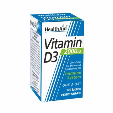 Health Aid Vitamine D3 2000iu 120 gélules à base de plantes