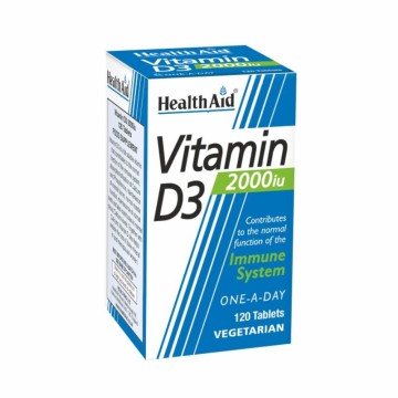 Health Aid Vitamin D3 2000iu 120 φυτικές κάψουλες Health Aid Vitamin D3 2000iu 120 φυτικές κάψουλες