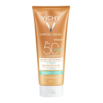 Vichy Ideal Soleil Wet Skin, Έξτρα Απαλό Αντηλιακό Γαλάκτωμα -Gel για Πρόσωπο/Σώμα SPF50 200ml