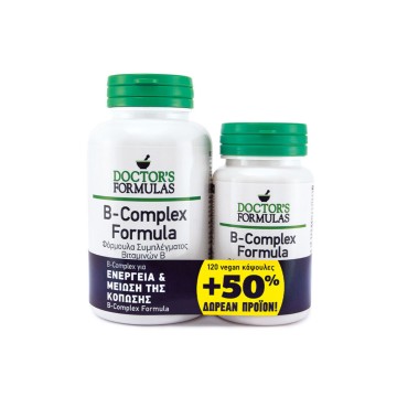 Doctors Formulas Promo  B-Complex 120 & 60 Κάψουλες