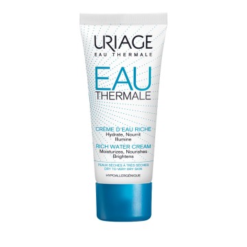 Uriage Eau Thermale Creme DEau Riche Facial Moisturizer for Dry/Very Dry Skin 40ml