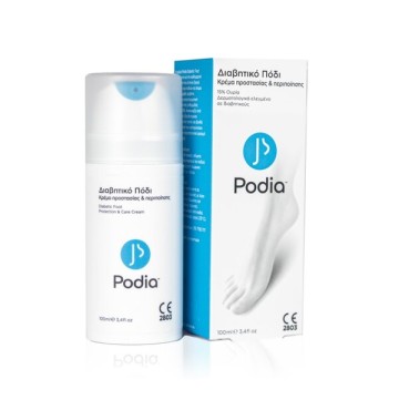 Podia Diabetic Foot Protection & Care Cream Crème de protection et de soin des pieds 100 ml