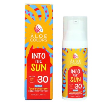 Aloe Colors Into The Sun Face Sunscreen Tinted Spf 30, 50ml