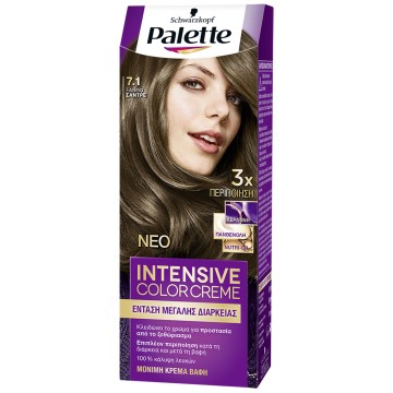 Palette Βαφή Μαλλιών Semi-Set N7.1 Ξανθο Σαντρε Palette Βαφή Μαλλιών Semi-Set N7.1 Ξανθο Σαντρε
