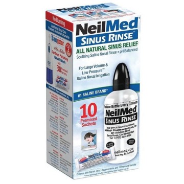 NeilMed Sinus Rinse Starter Kit Σύστημα Ρινικών Πλύσεων & 10 φακελάκια