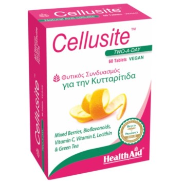 Health Aid Cellusite Φυτικός Συνδυασμός Κατά της Κυτταρίτιδας 60 tabs Health Aid Cellusite Φυτικός Συνδυασμός Κατά της Κυτταρίτιδας 60 tabs