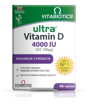 Vitabiotics Ultra Vitamin D3 4000iu 96 tablets