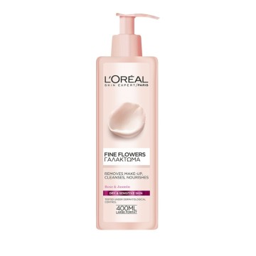 LOreal Paris Fine Flowers Cleansing Emulsion For Dry/Sensitive Skin 400ml