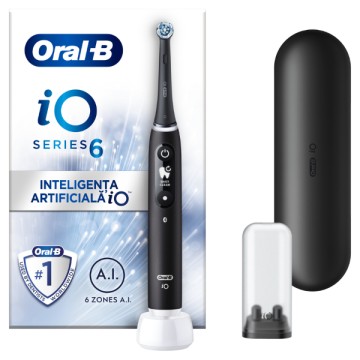 Oral-B iO Series 6 Elektrische Zahnbürste Black Lava