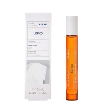 Korres Lefko Eau De Toilette Roll On, 10ml Korres Lefko Eau De Toilette Roll On, 10ml