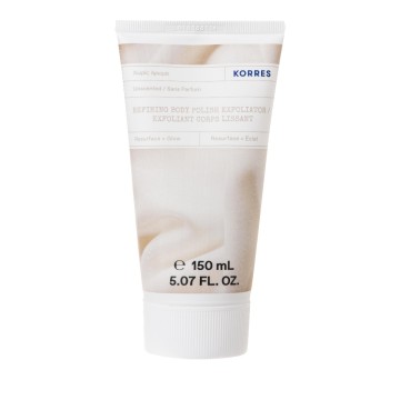 Korres Unscented Refining Body Polish Exfoliator Refreshing Body Scrub Without Fragrance 150ml