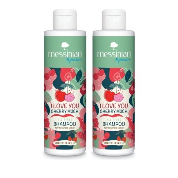 Messinian Spa Promo I Love You Cherry Much All Types Shampoo 2x300ml