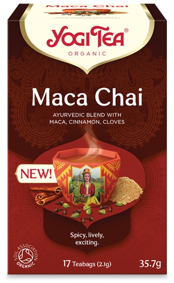 Yogi Tea Maca Bio 35,7gr 17 Φακελάκια