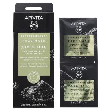 Apivita Express Beauty Μάσκα Προσώπου με Πράσινη Άργιλο για Βαθύ Κα... Apivita Express Beauty Μάσκα Προσώπου με Πράσινη Άργιλο για Βαθύ Κα...