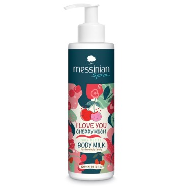 Messinian Spa I Love You Cherry Much Lait Corporel au Beurre de Karité 300 ml