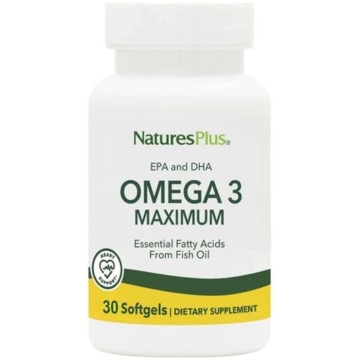 Natures Plus Omega 3 Maximum, 30 Softgels Natures Plus Omega 3 Maximum, 30 Softgels