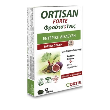 Ortisan Forte Fruits & Fibres 12 comprimés