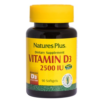 Natures Plus Vitamin D3 2500Iu 90Softgels Natures Plus Vitamin D3 2500Iu 90Softgels
