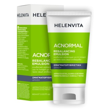 Helenvita Acnormal Rebalancing Emulsion, Ενυδατική Κρέμα Προσώπου γ...