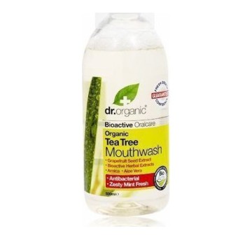 Doctor Organic Tea Tree Mouthwash 500ml Doctor Organic Tea Tree Mouthwash 500ml