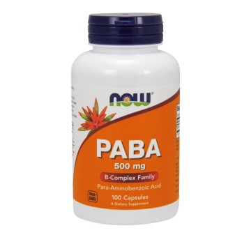 Now Foods PABA 500 mg 100 gélules