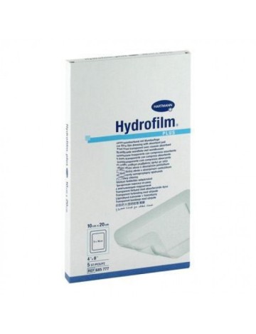 Hartmann Hydrofilm plus jastëk ngjitës 10x20cm 5 copë.