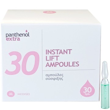 Panthenol Extra Instant Lift Ampoules, Αμπούλες Σύσφιξης 30 τεμάχια