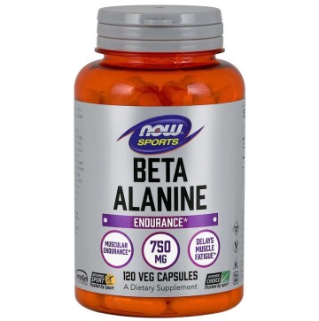 Now Foods Sports Beta Alanine 750 mg 120 капсули