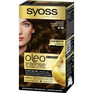 Syoss Oleo Intense 4-18 Καστανο Μαρον Syoss Oleo Intense 4-18 Καστανο Μαρον