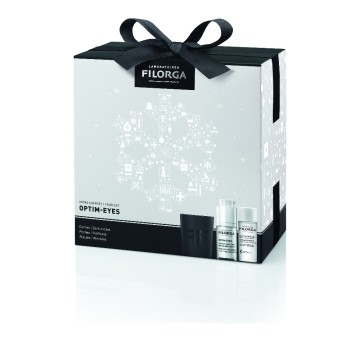 Filorga Promo Optim-Eyes крем за околоочен контур 15 мл и мицеларен разтвор 50 мл и колекторна ароматна вакса 75 гр